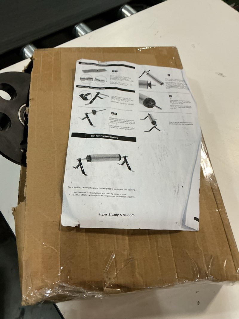 Condition photo showing As Is for Cleaning Tool for Swimming and Spa Filter with Stand, Compatible with 3?4?and 6 Inch Filter Cartridges, Quick 360° Rotation Cleaning, Effortless Maintenance (Filter Cartridge Not Included) Filter Cleaning Tool