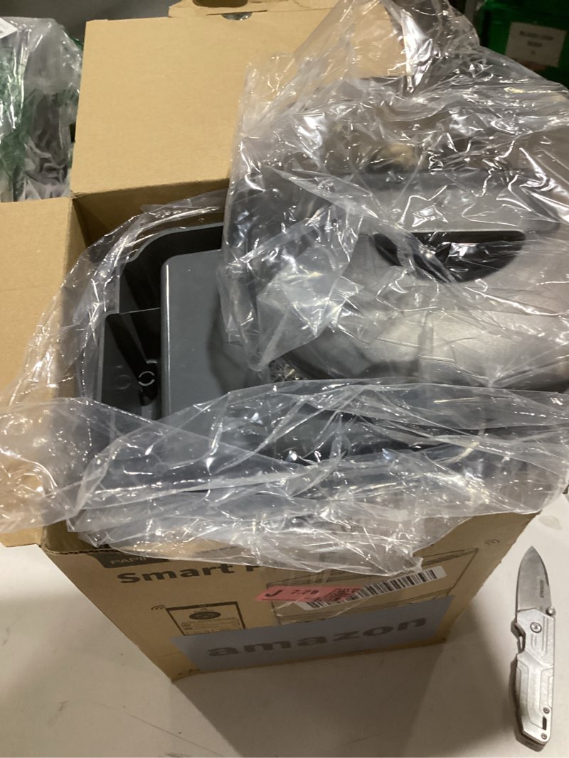 Condition photo showing Good Condition for PAPIFEED Automatic Cat Feeder Upgrade, WiFi Pet Feeder with APP Control for Remote Feeding, Detachable for Easy Clean, Dual Power Supply,1-10 Meals Per Day for Multiple Pets(Gray) Grey