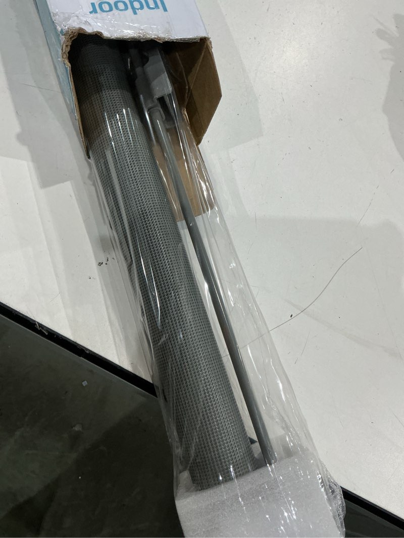 Condition photo showing Good Condition for babepai retractable baby gates extra wide | 55" wide x 38" tall dog gates for stairs | indoor/outdoor use | child gates for doorways, deck, porch, hallways, patio - gray a-grey 55" wide x 34" tall