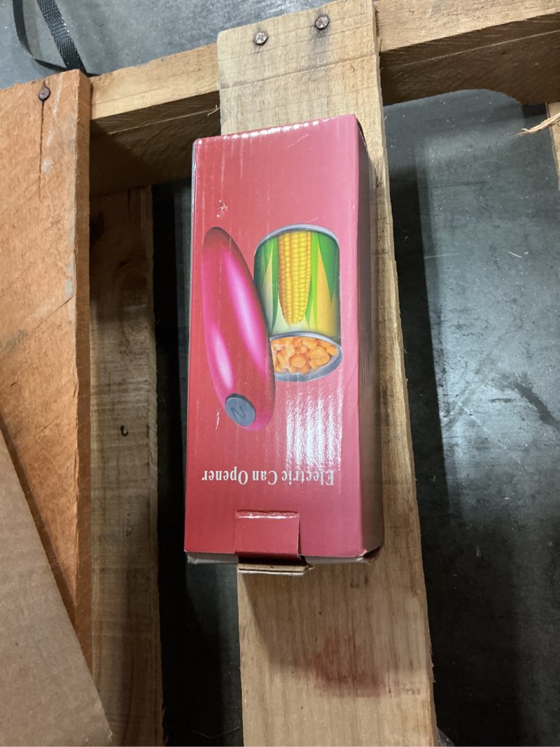 Condition photo showing As Is for mixfeer electric can opener, one touch automatic can openers, fit different can sizes and shape with no sharp edges, best kitchen gadgets for seniors, arthritis, and chef