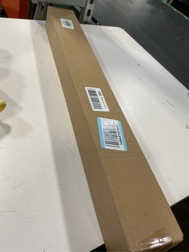 Condition photo showing New/Like New for lazblinds cordless zebra blinds for windows, patterned dual layer free-stop roller shades for ultimate privacy & light control, elegant window blinds & shades, grey bloom, 28" w x 72" h grey bloom 28"w x 72"h