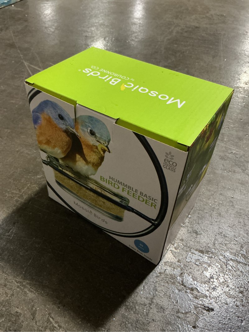 Condition photo showing New/Like New for Mosaic Birds M045-200-09 Hummble Basic Bird Feeder Aqua