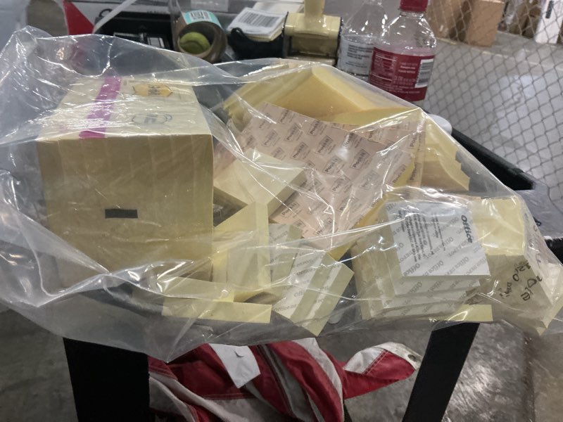 Condition photo showing As Is for post it note lot