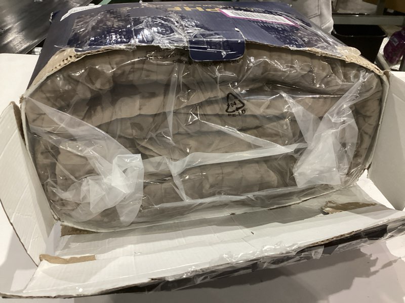 Condition photo showing Good Condition for PHF Luxury Velvet Quilt Set King Size – 3PCS Ultra Soft Quilted Comforter Alternative with Striped Channel, Cozy Quilted Bedspread, 1 Coverlet with 2 Matching Shams, 108" x 92", Cub King(108"x92") Cub