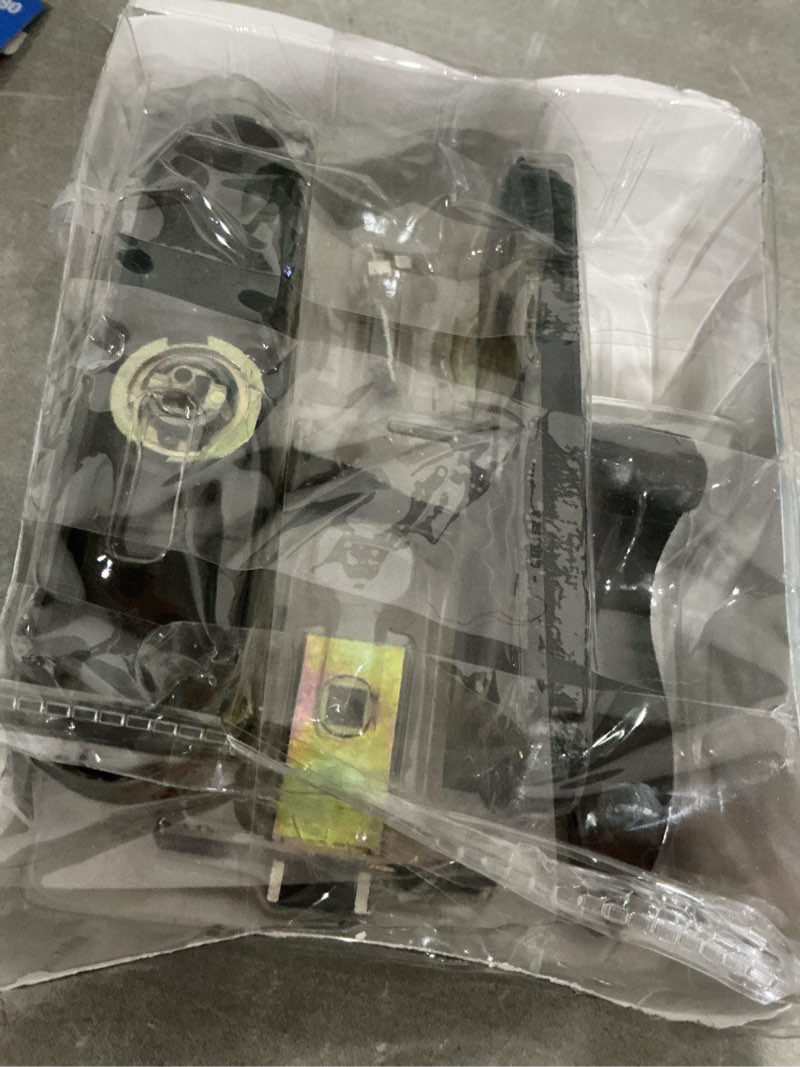 Condition photo showing As Is for wright products serenade mortise keyed lever mount latch with deadbolt fo wood core storm doors, matte black