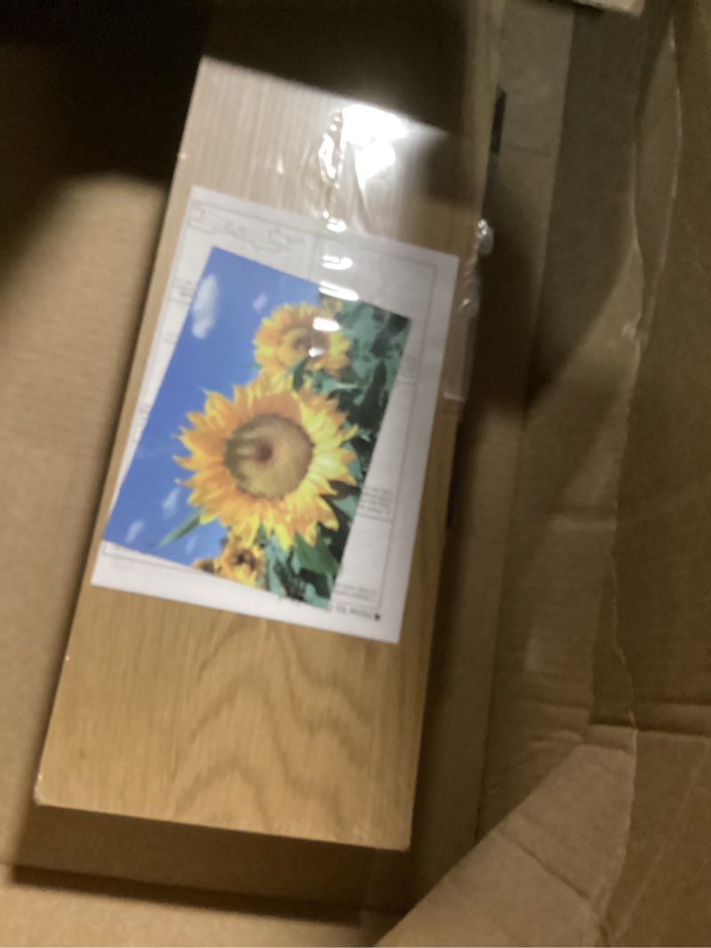 Condition photo showing Good Condition for Fun Memories Floating Shelves for Wall, 22.5" Rustic Wood Deep Wall Mounted Shelves with Invisible Brackets for Decor & Storage, Floating Shelf for Living Room, Bathroom (Oak, Set of 2) Oak 22.5"W x 6.5"D, 2Packs