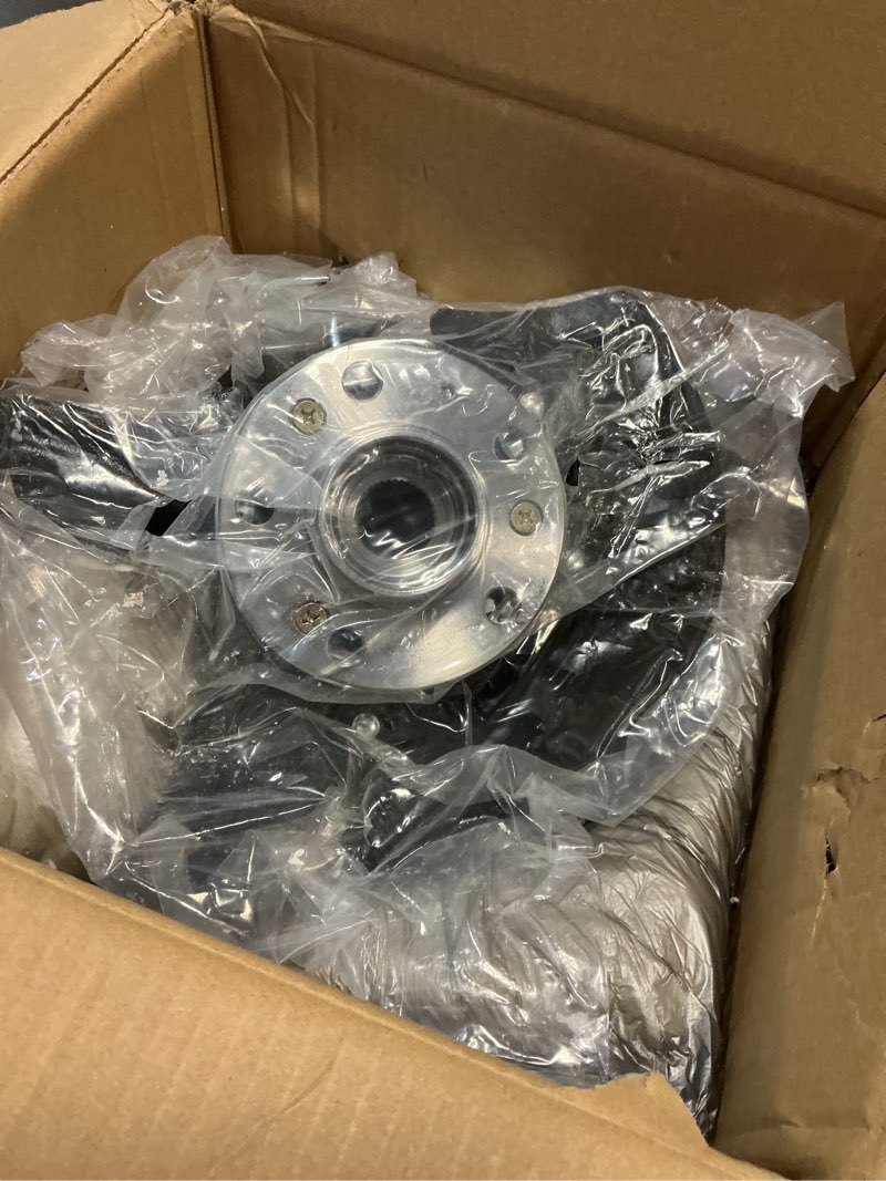 Condition photo showing New/Like New for front left steering knuckle & wheel bearing hub assembly compatible with volkswagen beetle 1998-2010/for golf 1999-2006 2010/for jetta 1999-2005, for 698375 lk007, with 280mm rotor, driver side