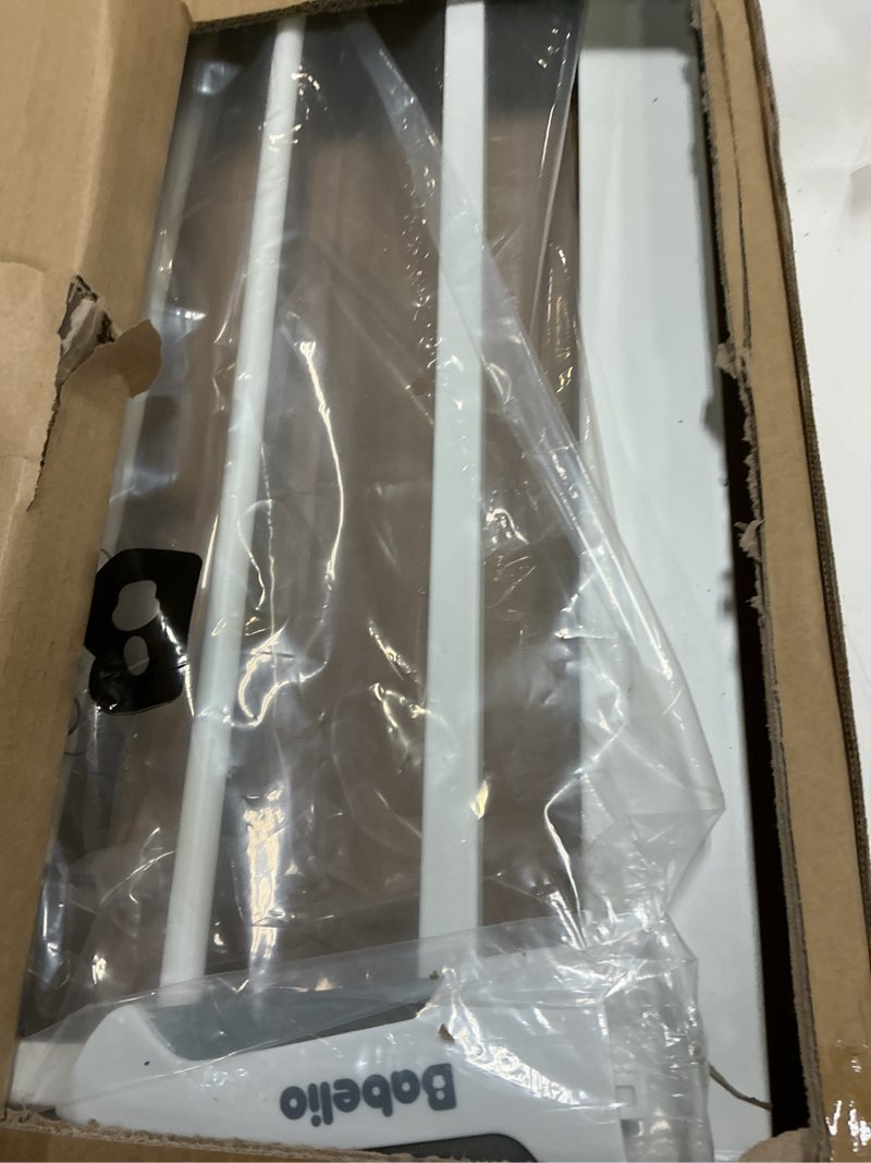 Condition photo showing Good Condition for babelio safety gate door fits for stairs, narrow and wide doorways with auto close, easy install, no drilling, pressure mounted for baby, child, pets, dog/puppy, 26''-40'', white white 30"tall 26"-40" wide