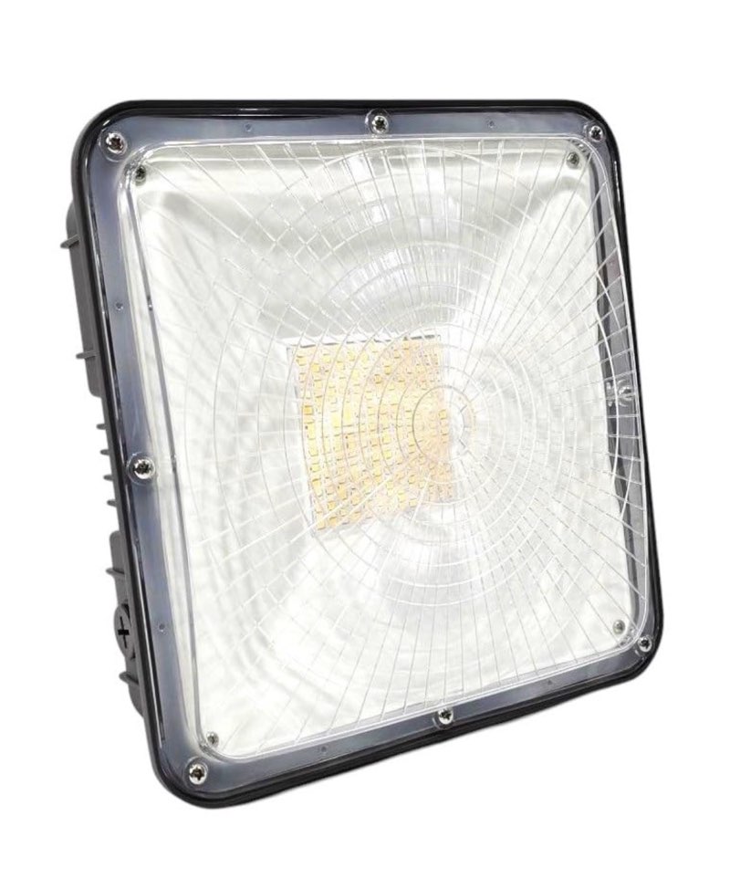 Sunset Surface Mounted LED Canopy Light, 55W, 4000K, 7150 LMS 100-220v, Suitable for Wet Locations - F7613-6