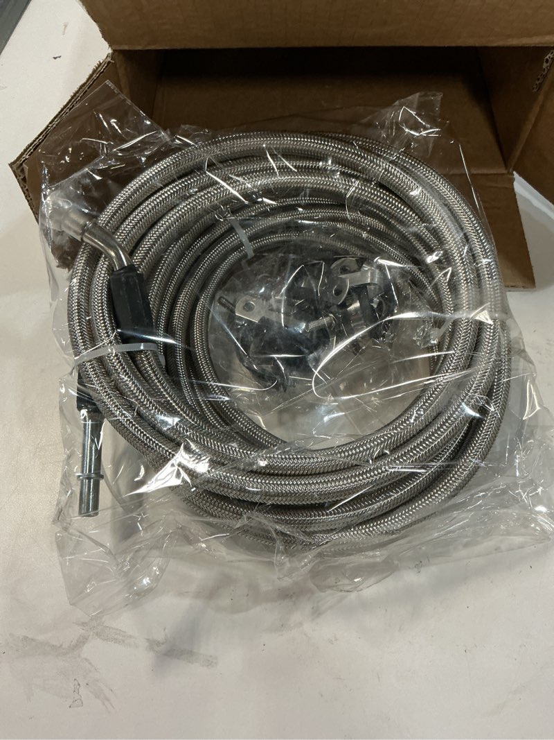 Condition photo showing New/Like New for fuel line kit fit for chevy hhr, 2006-11|cobalt, 2005-10|pontiac g5, 2006-10|saturn ion, 2003-07 - replace 2.2l/2.4l qff0015ss upgraded with stainless steel braided fuel line-quick fix