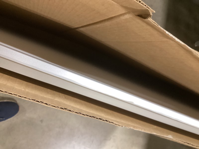 Condition photo showing Good Condition for VIZ-PRO 72" x 48" Large Cork Bulletin Board, Foldable & Wall-Mounted Notice Pin Board with Silver Aluminum Frame, for School Home Office - 6' x 4' Corkboard 72 X 48 Inches