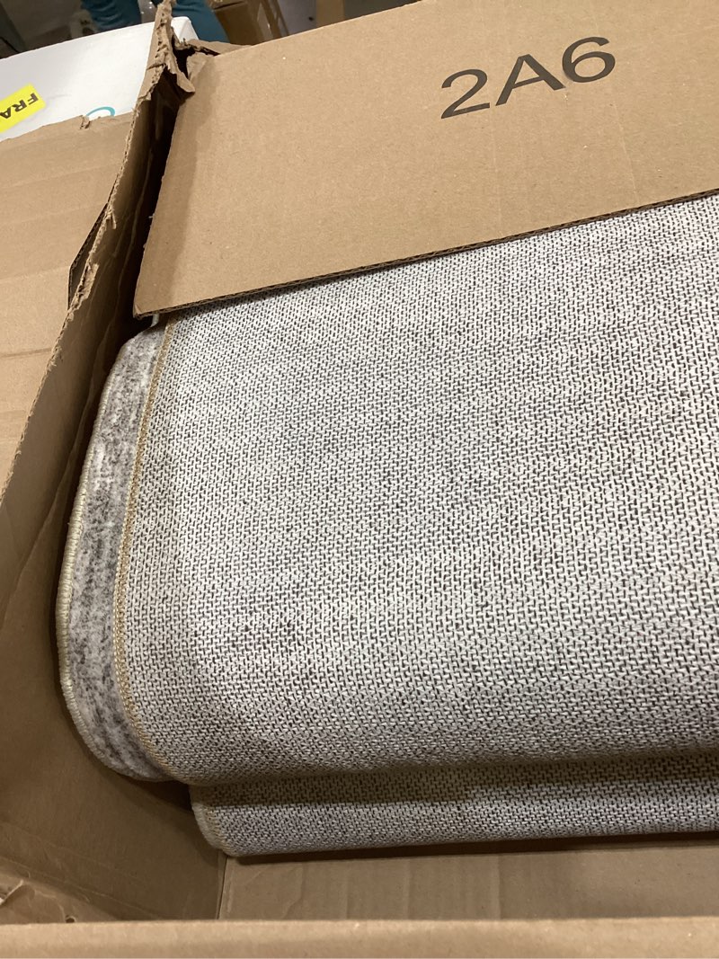 Condition photo showing As Is for RUUGME Washable 8x10 Area Rugs - Large Rugs for Living Room Stain Resistant Carpet Vintage Rugs for Bedroom with Non Slip Backing Home Decor Floor Decoration Mat (8x10 Beige) 8' x 10' (Rectangular) Beige