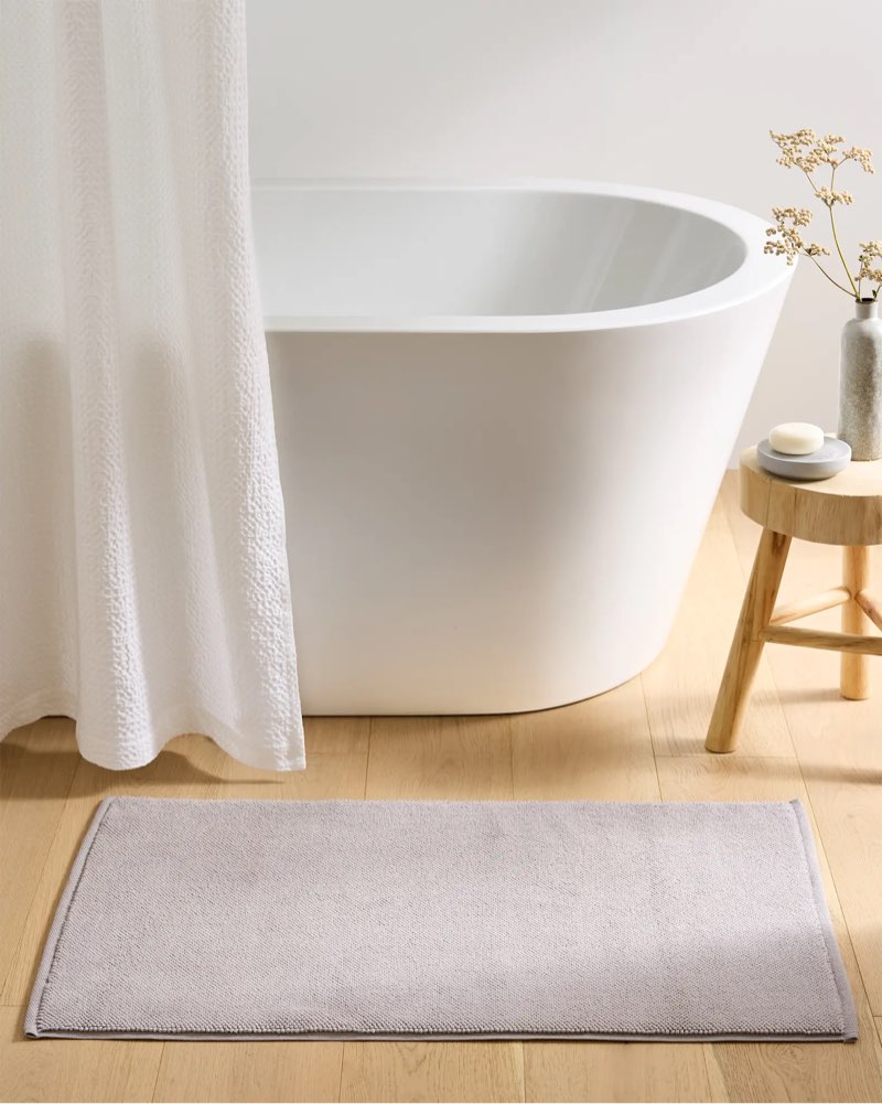 turkish cotton bath mat bundle set of 2 . 20x35”
