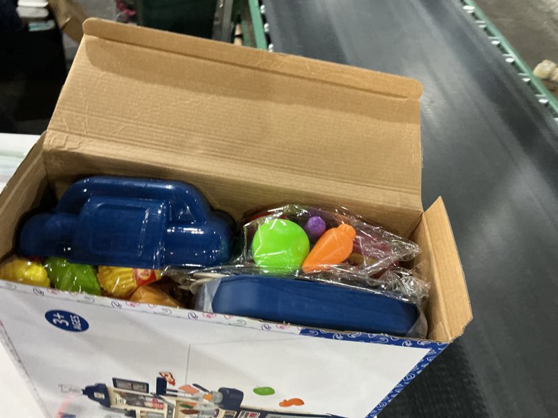 Condition photo showing New/Like New for Interactive Kids Play Kitchen Set with Realistic Lights and Sounds - 46 Piece Toy Kitchen Accessories