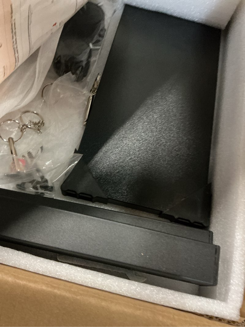 Condition photo showing Good Condition for Klvied Small Standing Desk Adjustable Height, Portable Treadmill Desk, Mobile Table Ideal for Laptops and Tablets, Black