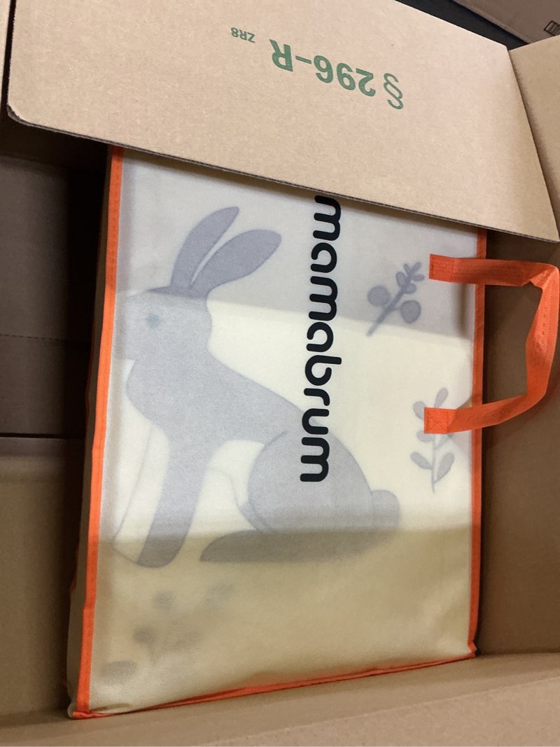 Condition photo showing Good Condition for Baby Floor Play Mat Foldable 70.9" x 47.2" x 0.4", Non-Slip Waterproof Foam Play Mat for Kids, Toddlers and Babies, Reversible Design - Forest and City Streets Theme, Easy Storage and Travel Magic Forest/Autumn Streets