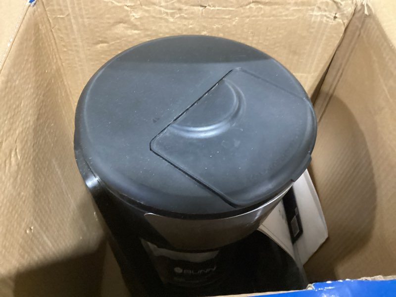 Condition photo showing As Is for bunn hb heat n brew programmable coffee maker, 10 cup, stainless steel, 46500.0003