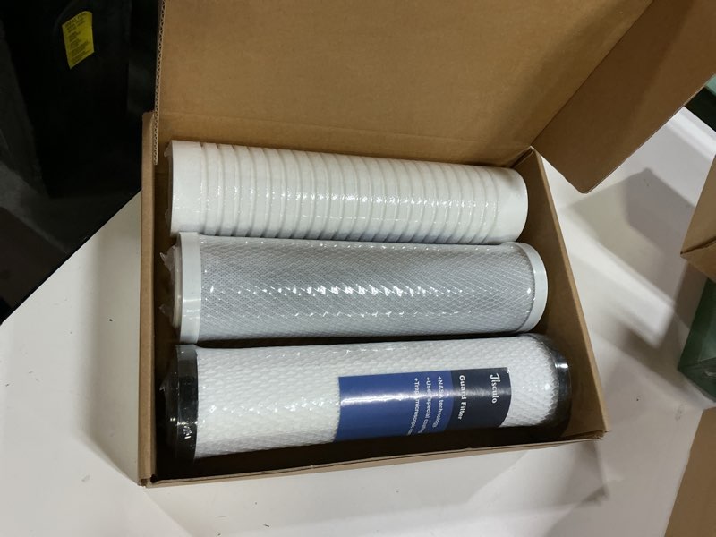 Condition photo showing New/Like New for Replacement for clearsource rv water filter Fit for clearsource ultra Three Canister System, Include 5.0 Micron Rust Filter, 0.5 Micron and Guard Filter, Camper RV Water Cartridge