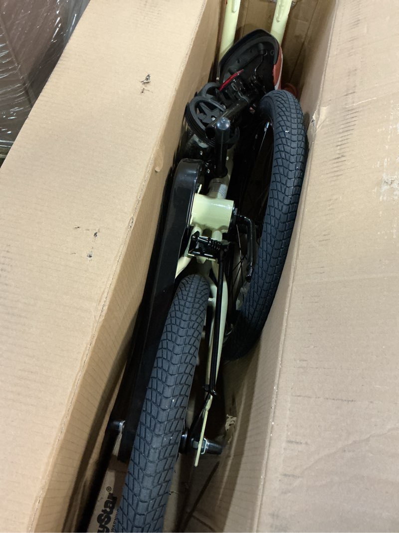 Condition photo showing As Is for JOYSTAR Kids Bike for Ages 2-12 Years Old Boys Girls, 12-20 Inch BMX Style Kid's Bikes with Training Wheels, Children Bicycle for Kids and Toddler, Multiple Colors