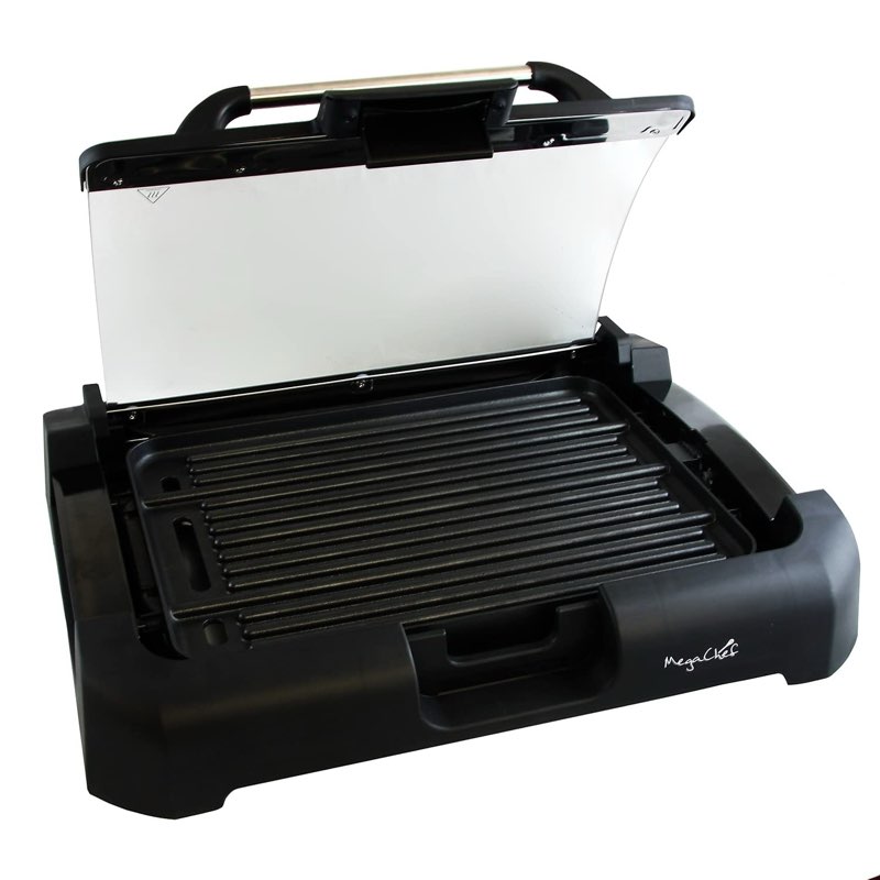 Mega Chef Reversible Indoor Grill and Griddle with Lid