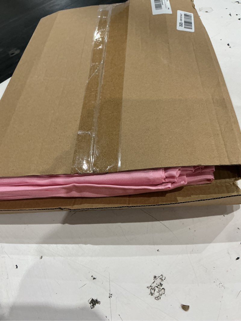 Condition photo showing Good Condition for sancua square tablecloths 54x54 inch, 2 pack - pink fabric table cloth for square or round tables, washable polyester table cover for dinner, holiday party, decorative display tables pink 54x54 inch, 2 pieces