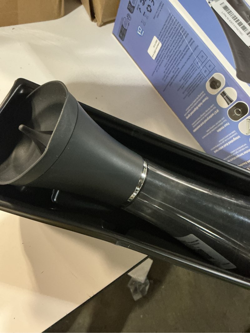 Condition photo showing As Is for kaugic upgraded ear wax removal with one-piece waste tank, safe cleaner with water temperature sensor, effective ear irrigation kit, ipx7, fsa-hsa-eligible, semi-transparent