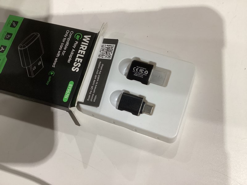 Condition photo showing Good Condition for Wireless CarPlay Adapter for Apple iPhone?2026 Upgraded? Mini Design, Converts Factory Wired to Wireless Adapter for CarPlay, Plug and Play, Auto Connect Fast and Stable(Black)