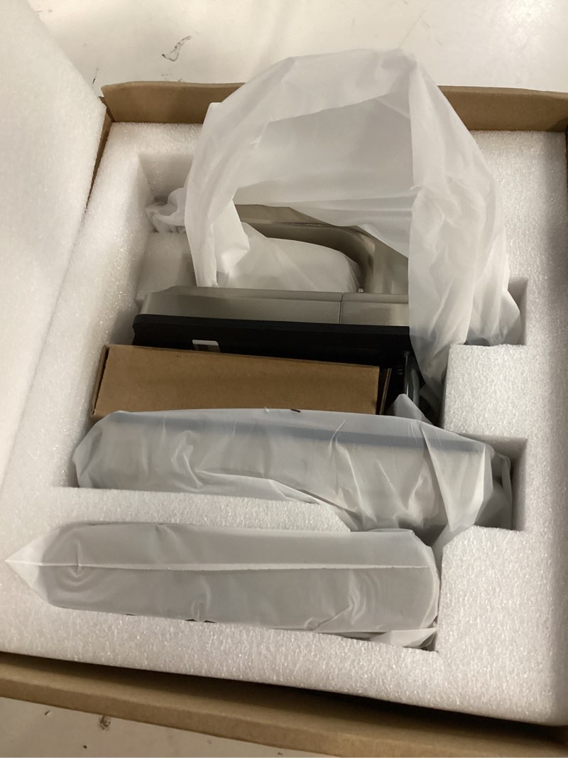 Condition photo showing Good Condition for veise ve019 fingerprint smart lever lock - app control, keypad door lock with handle, keyless entry for front door and bedroom, electronic digital knob, remote grant, ip55 weatherproof, satin nickel