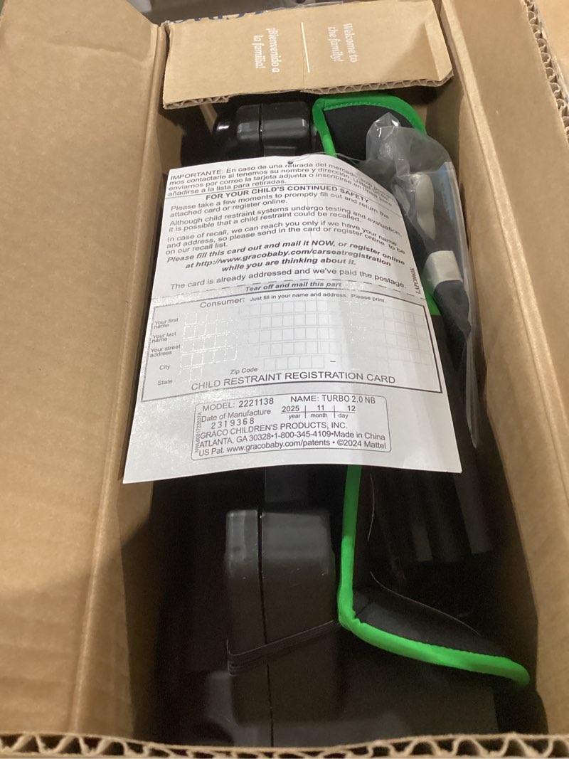 Condition photo showing Good Condition for graco turbobooster 2.0 backless booster car seat, hot wheels gamer, travel booster seat for children ages 4-10, weight 40-100 pounds and height up to 57 inches