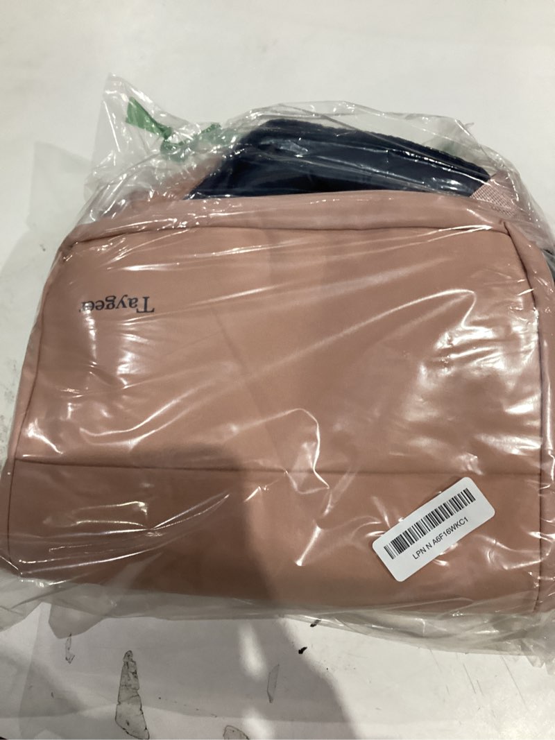 Condition photo showing Good Condition for taygeer travel backpack for women, carry on backpack with usb charging port & shoe pouch, tsa 15.6inch laptop mochila flight approved, nurse bag casual daypack for weekender business hiking, pink large amourpink