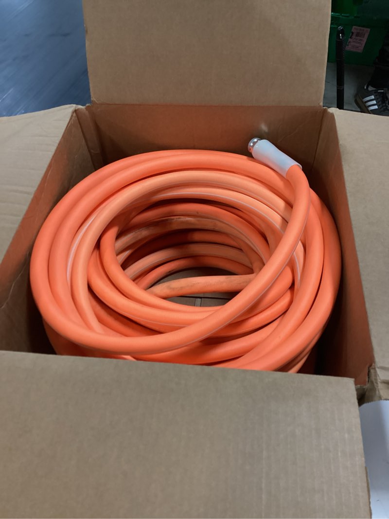 Condition photo showing As Is for a fevone heavy duty hybrid polymer garden hose