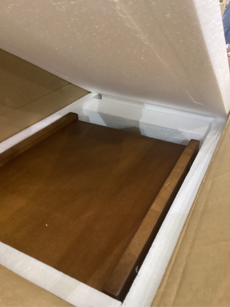 Condition photo showing Good Condition for Narrow Nightstand, Slim Nightstand, Solid Wood Night Stand, Narrow Side Table for Living Room, Small Spaces, Couch, Walnut Color 9.84in Wide Wood-walnut wide 9.84 inches