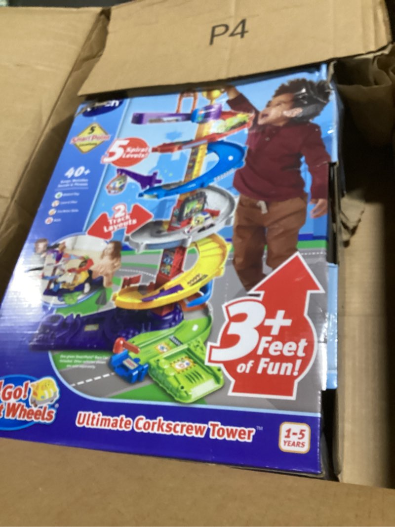 Condition photo showing As Is for VTech Go! Go! Smart Wheels Ultimate Corkscrew Tower