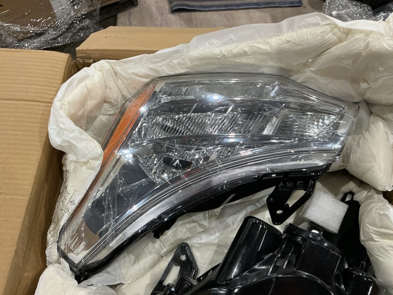 Condition photo showing Good Condition for item similar// adcarlights  camry headlight assembly headlights for  headlamp replacement left and right - chrome housing pair