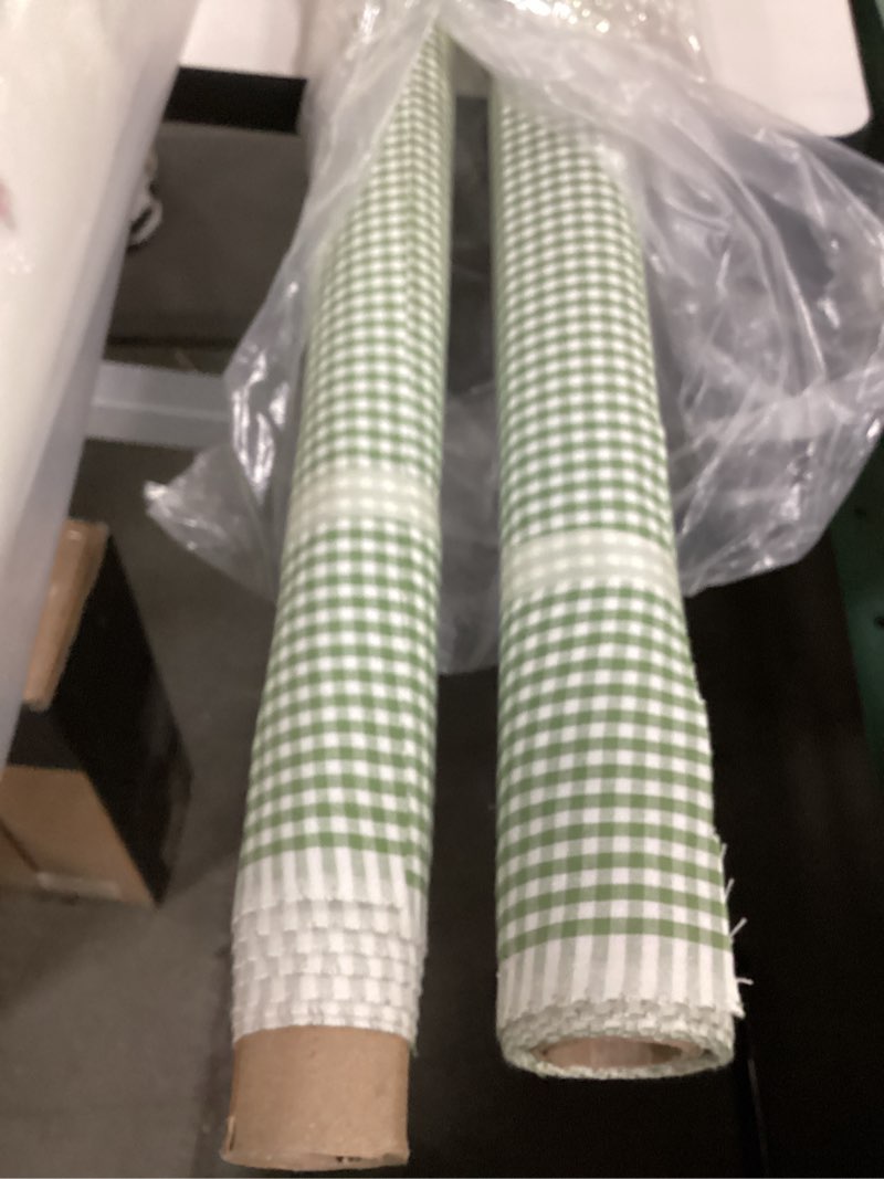  2 rolls Douglas Check Green 
