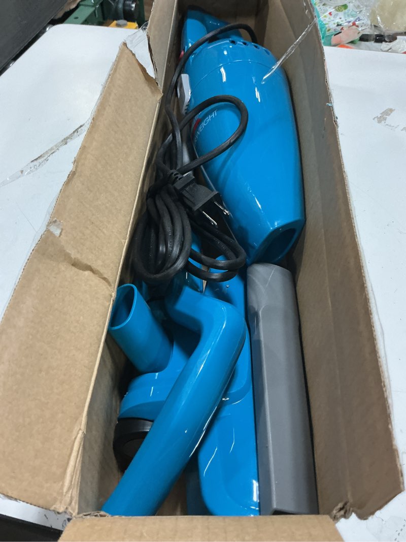 Condition photo showing As Is for Bissell Featherweight Stick Lightweight Bagless Vacuum with Crevice Tool, 2033, Featherweight (Blue)