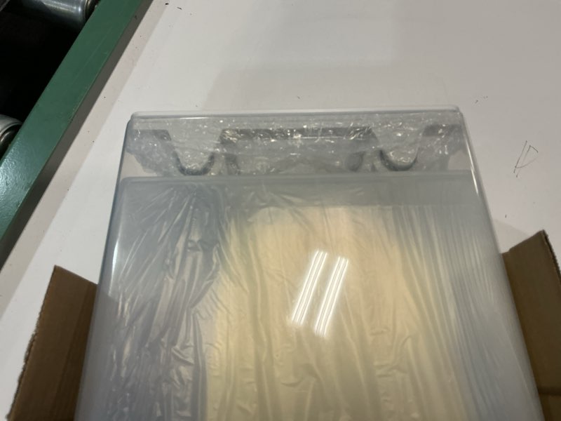 Condition photo showing New/Like New for 3d printing filament storage box with air-tight connectors and filament spool holders - filament dry box for filaments sealing and protection with desiccant & label (5.8l,2pack)