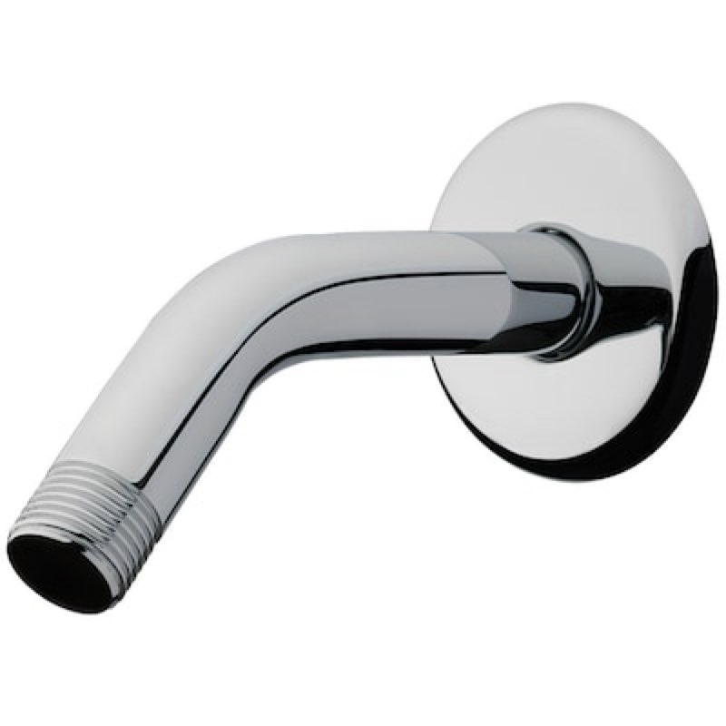 Project Source Chrome 5.71-in Universal Shower Shower arm and flange 0.5-in -ID