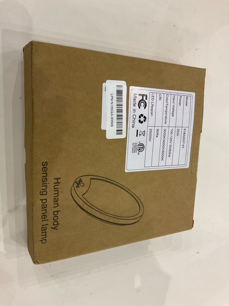 NEWKAZ 9Inch Motion Sensor Ceiling Light Hard-Wired, 20W Indoor Flush Mount LED Ceiling Light, 3000K