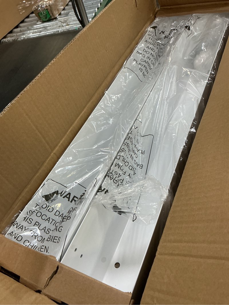 Condition photo showing Good Condition for lalagreen wall planter (30 inch, 4 pack) white carbon steel metal hanging flower pots, long rectangular wall mount window box planters for outdoor plants, succulents, fence, deck home garden decor 30" x 4 pack