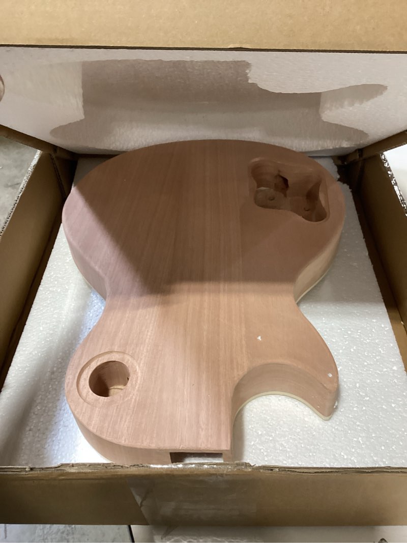 Condition photo showing New/Like New for electric guitar body unfinished guitar body set in mahogany body aaa flamed maple top set-neck