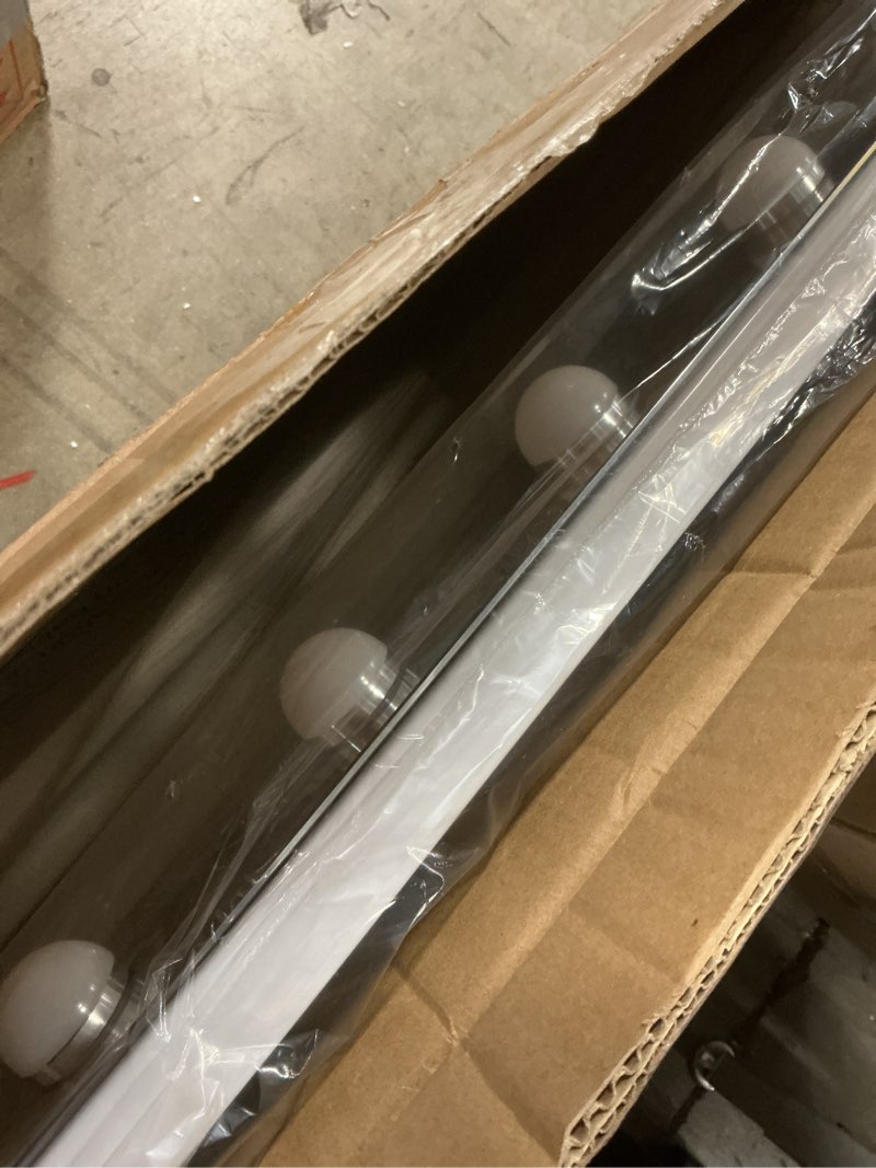 Condition photo showing Good Condition for fenchilin vanity mirror with lights 32''x23'' tempered glass large hollywood mirror with 18 dimmable bulbs for makeup table/hanging bluetooth speaker mirror with touch screen & usb charge port 32"l x 23"w
