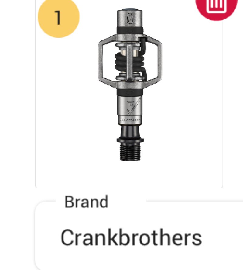 Crankbrothers Eggbeater MTB Clip-in Pedals - Minimal, Lightweight XC/Gravel Pedals