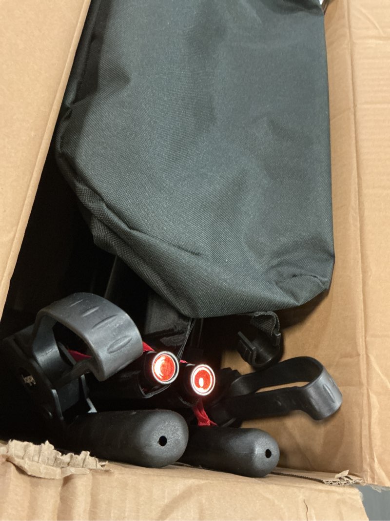 Condition photo showing As Is for Rollator Walkers for Seniors with Seat, Foldable Travel Rolling Walker, 300lbs Capacity, lightweight Compact Portable Walker with Seat,Adjustable Height for Tall over 6ft,8" Big Wheels(Standard Model)