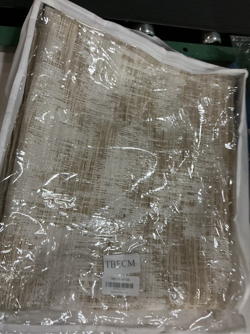Condition photo showing New/Like New for majestic giftware jacquard tablecloth for rectangle tables (tarsr-54108) | aruba - silver elegant design dining table cover | decorative soft & washable tablecloth for home, kitchen & dining (54x108) bermuda - cream 108" x 54" (rectangular)