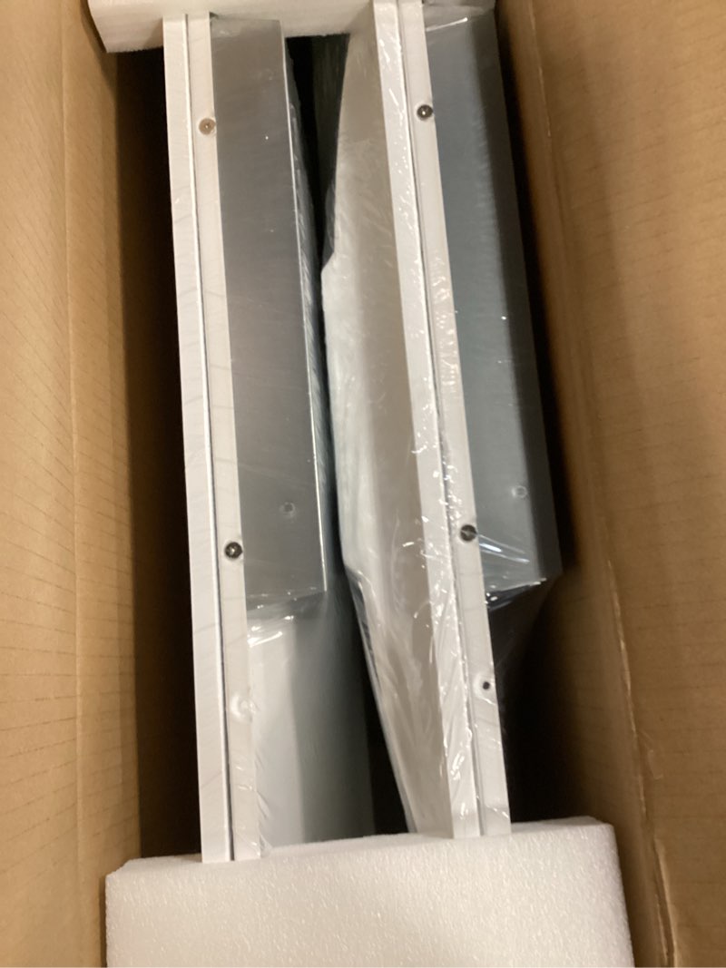 Condition photo showing New/Like New for 2x2 FT Center Basket LED Troffer Panel Light, 20/30/40W, 3 Color Options 3000K | 4000K | 5000K, Dimmable Drop Ceiling Lights, 2500/3750/5000 Lumens, Damp Rated, 120-277V, DLC Premium (4 Pack) 2X2 Troffer - 4 Pack