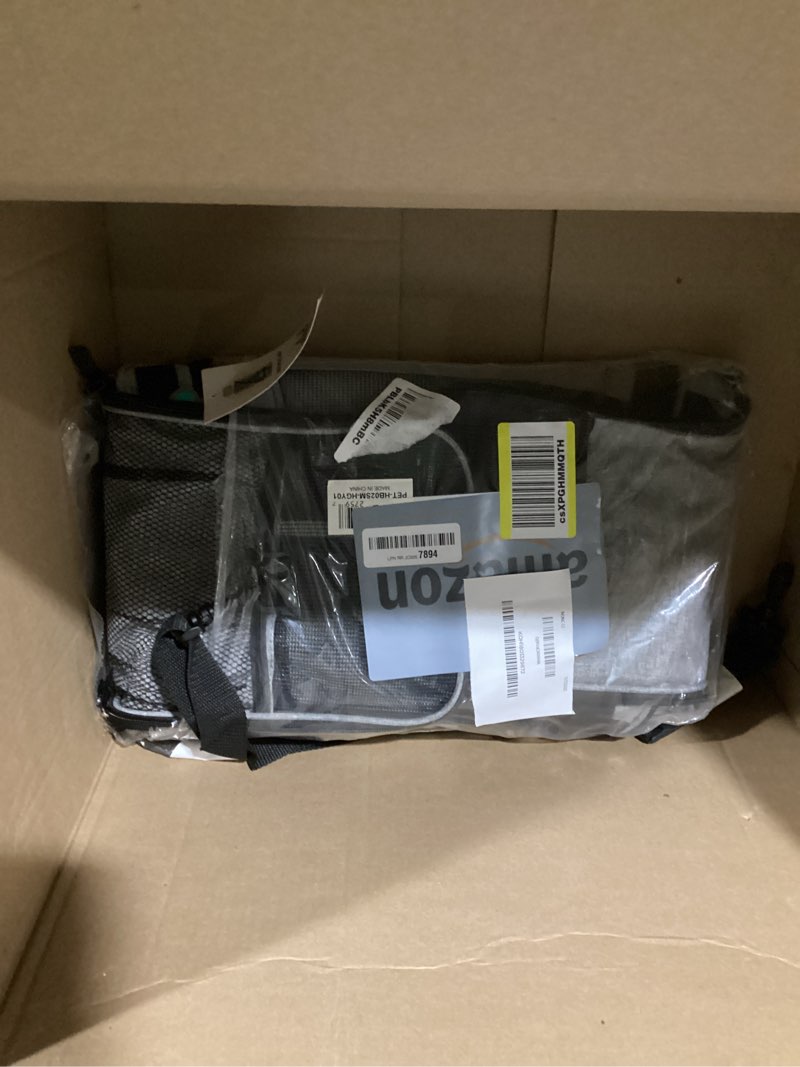 Condition photo showing Good Condition for PetAmi Airline Approved Pet Carrier for Cat, Soft Sided Dog Carrier for Small Dog, Cat Travel Supplies Accessories Indoor Cat, Ventilated Pet Carrying Bag Medium Large Kitten Puppy, Large Heather Gray Heather Gray Large - 19.5"L x 10.2"W x 12"H