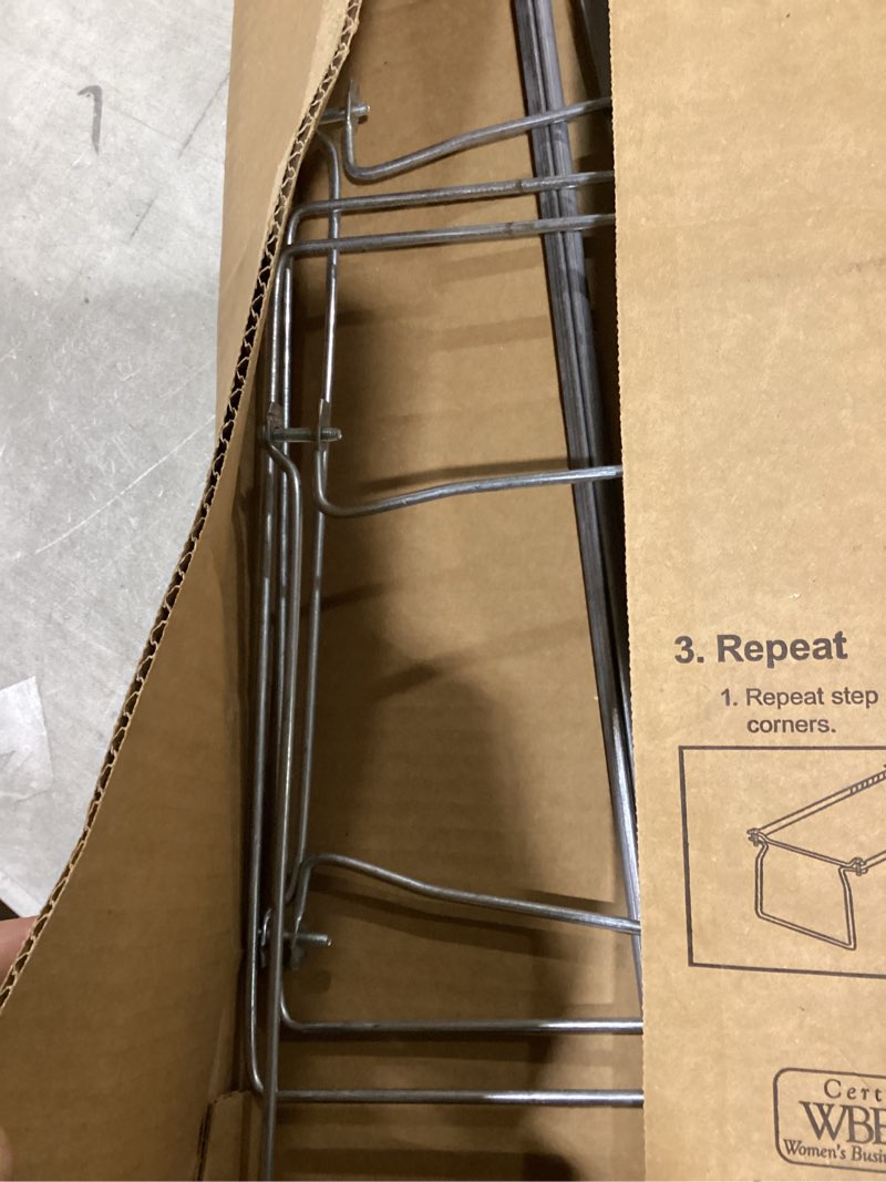 Condition photo showing Good Condition for smead steel hanging file folder frame, letter size, gray, adjustable length 23" to 27", 2 per pack (64872)