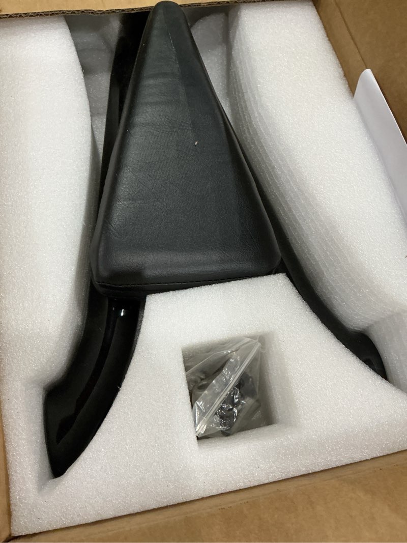 Condition photo showing Good Condition for backrest sissy bar passenger back rest rear pad compatible for honda rebel cmx300 cmx500 2017-2023 (23" height, gloss black)