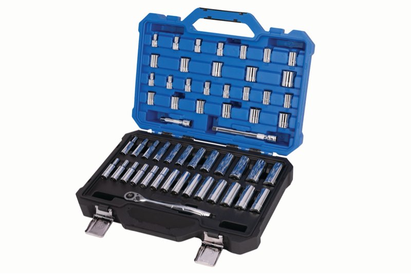 Kobalt 55 -Piece Standard (SAE) and Metric Polished Chrome Mechanics